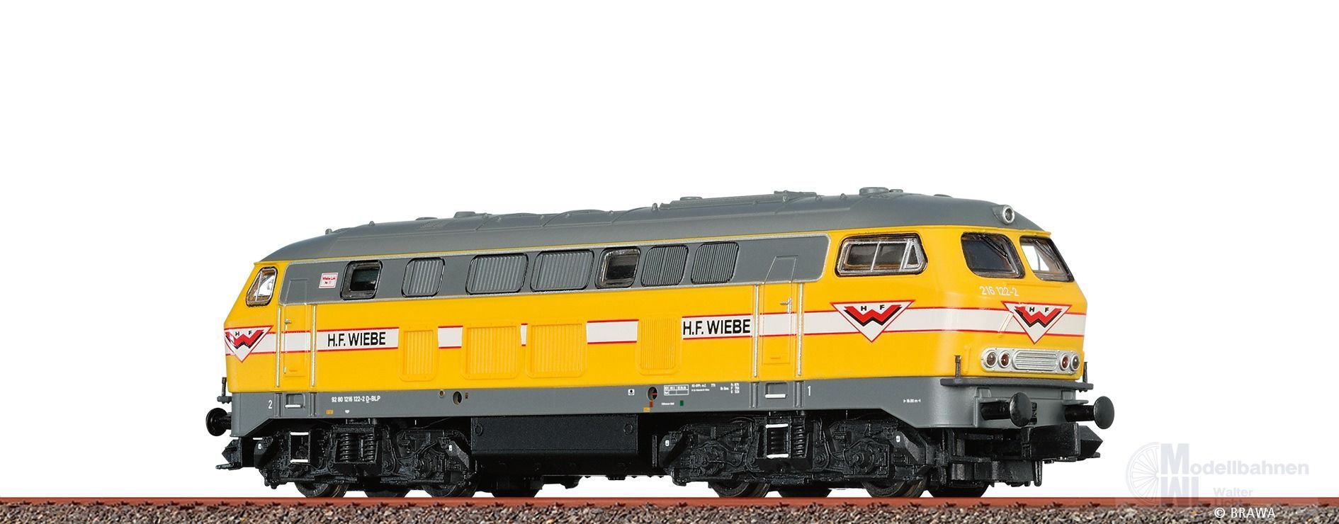 Brawa 41186 - Diesellok 216 Wiebe Ep.IV H0/GL BASIC+